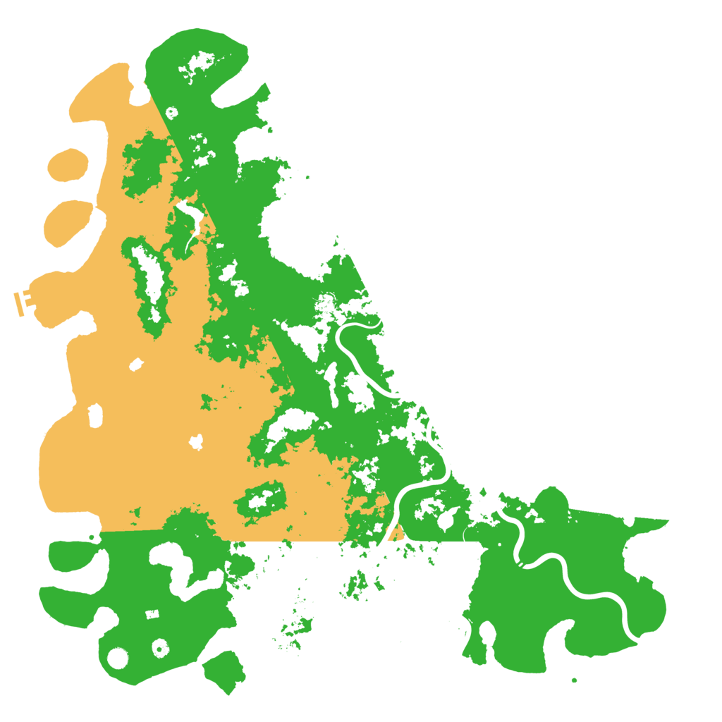Biome Rust Map: Procedural Map, Size: 6000, Seed: 1028