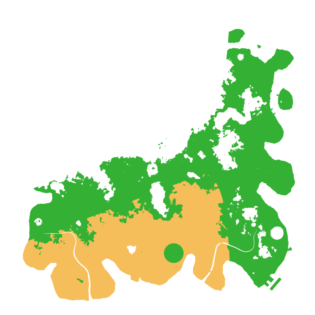 Biome Rust Map: Procedural Map, Size: 4250, Seed: 98327486