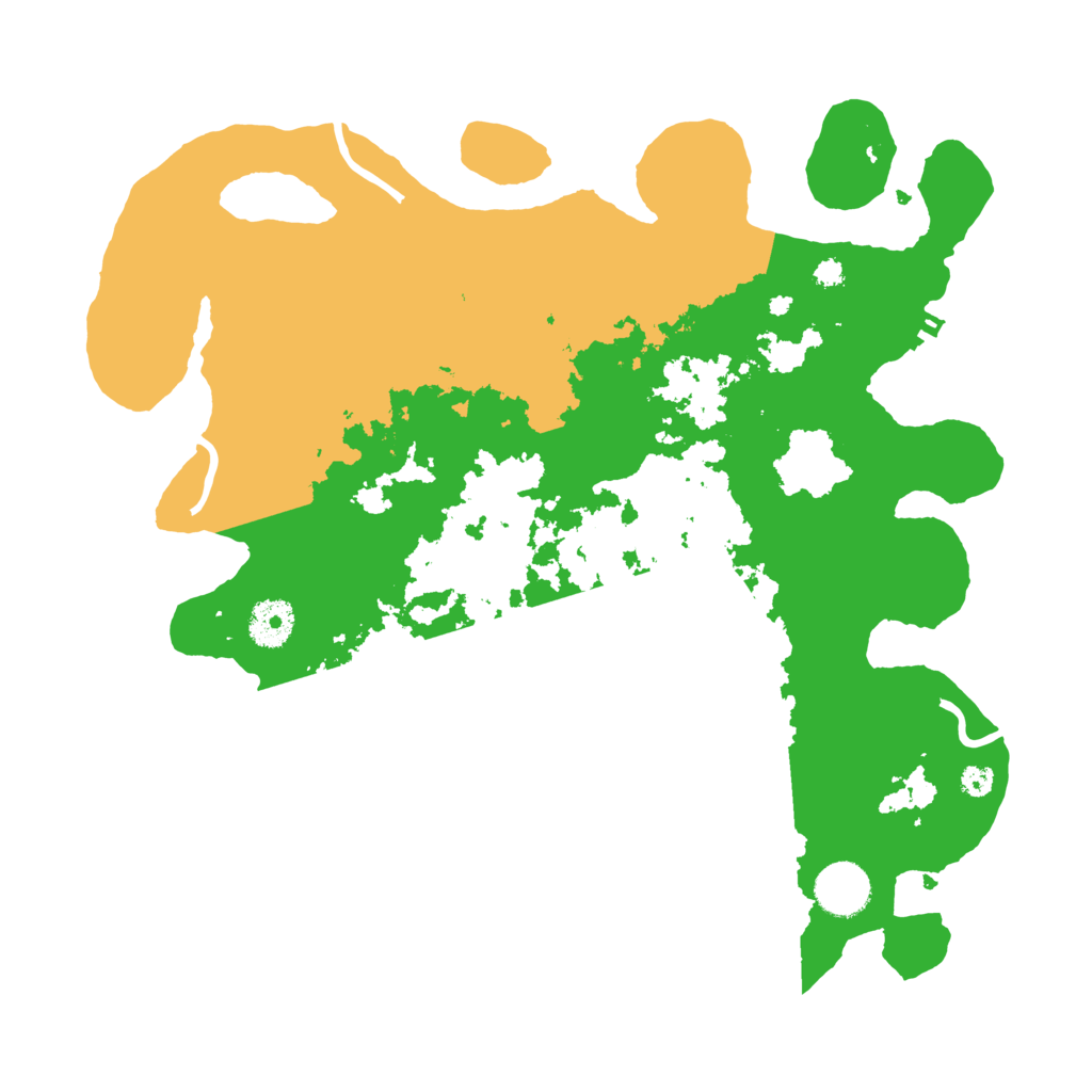 Biome Rust Map: Procedural Map, Size: 3500, Seed: 1090221288