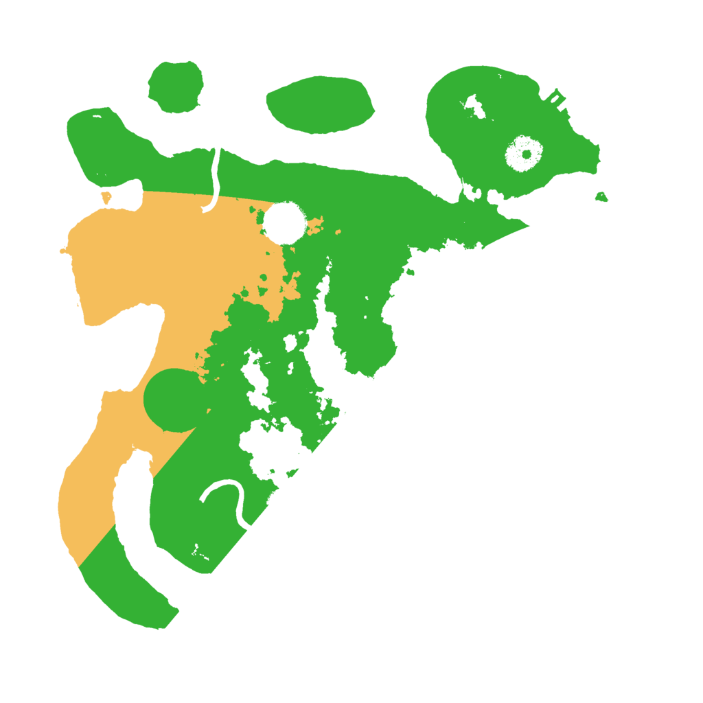 Biome Rust Map: Procedural Map, Size: 3000, Seed: 1201567708