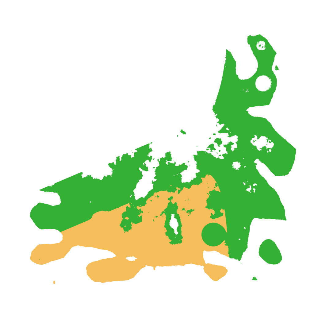 Biome Rust Map: Procedural Map, Size: 3500, Seed: 1681726823