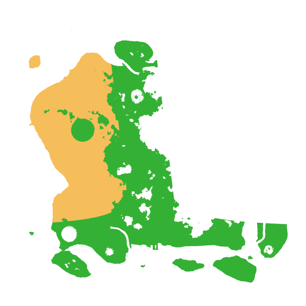 Biome Rust Map: Procedural Map, Size: 3500, Seed: 1484