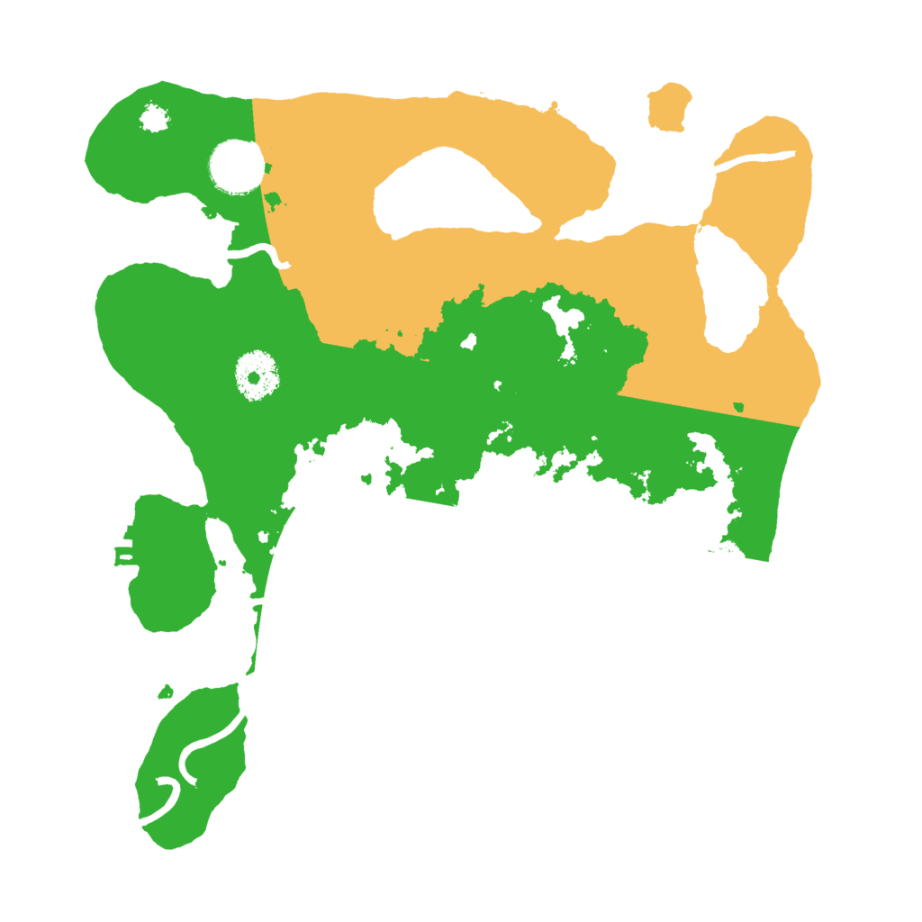 Biome Rust Map: Procedural Map, Size: 3000, Seed: 28353