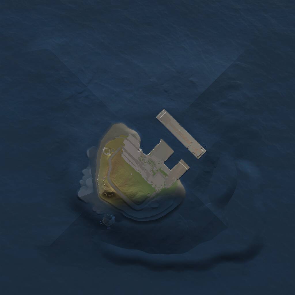 Rust Map: Procedural Map, Size: 1000, Seed: 87871, 2 Monuments