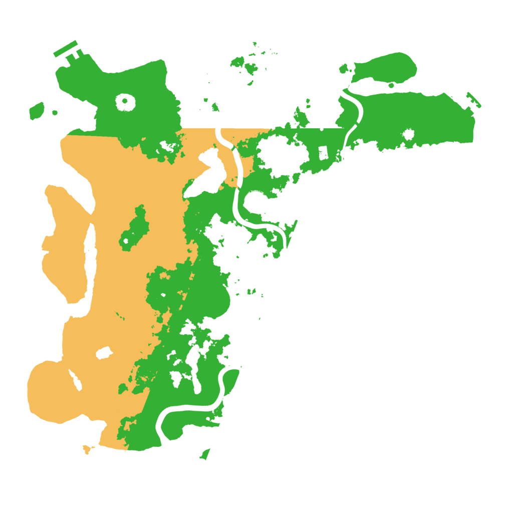 Biome Rust Map: Procedural Map, Size: 4000, Seed: 19999