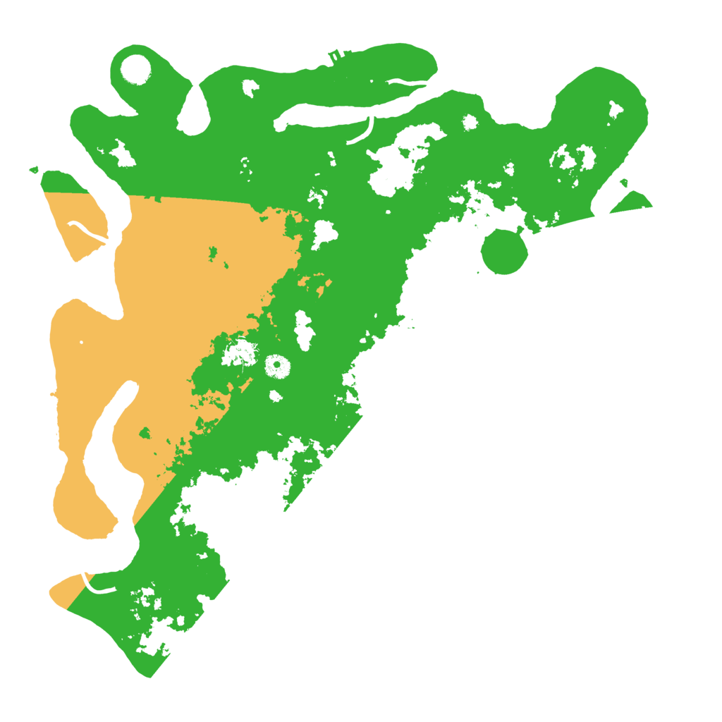Biome Rust Map: Procedural Map, Size: 4300, Seed: 232767471