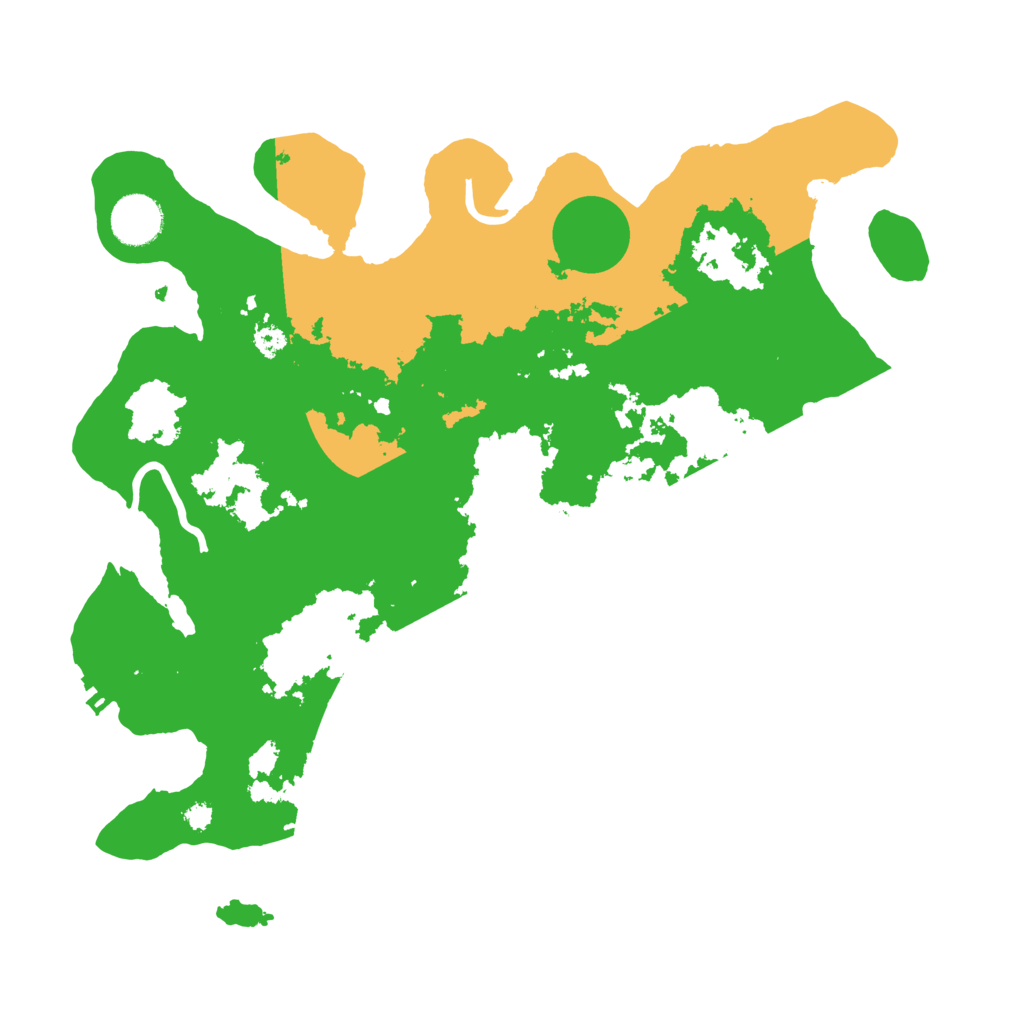 Biome Rust Map: Procedural Map, Size: 3500, Seed: 678194330