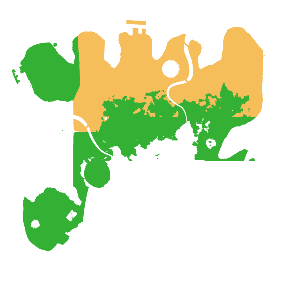 Biome Rust Map: Procedural Map, Size: 3000, Seed: 798955641