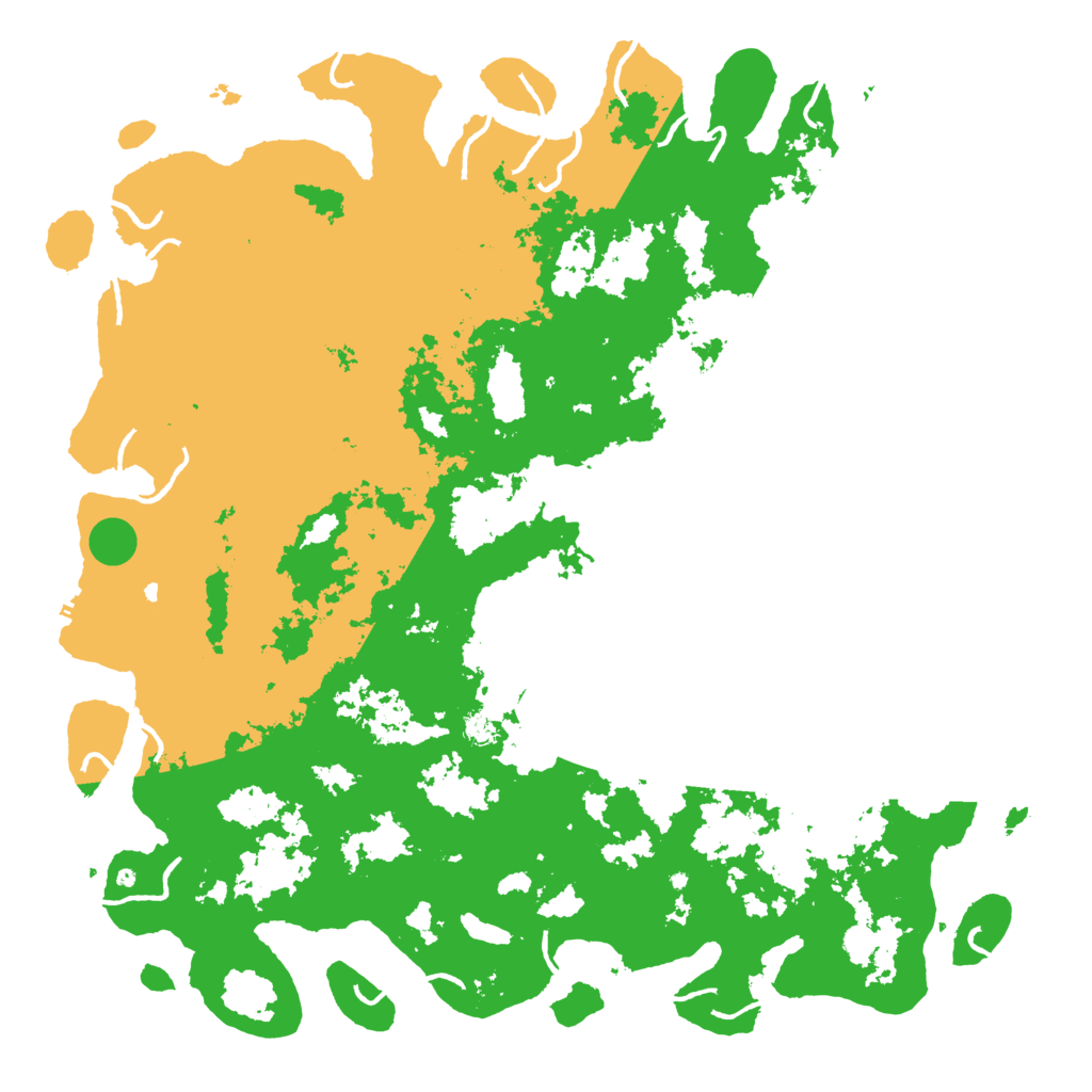 Biome Rust Map: Procedural Map, Size: 6000, Seed: 15902639