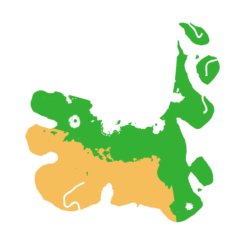 Biome Rust Map: Procedural Map, Size: 3000, Seed: 2445788