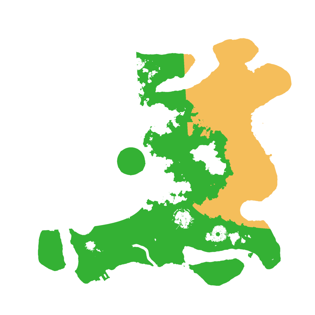 Biome Rust Map: Procedural Map, Size: 3000, Seed: 1463058