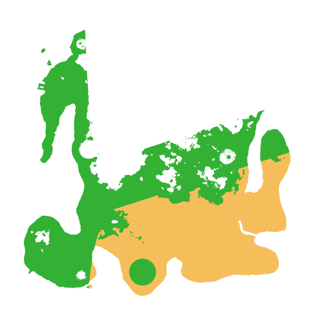 Biome Rust Map: Procedural Map, Size: 3165, Seed: 13597361