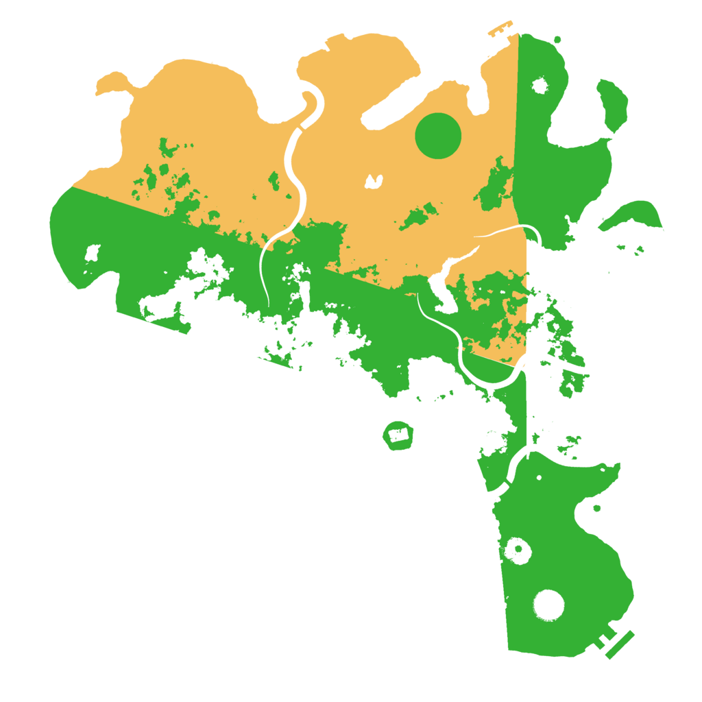 Biome Rust Map: Procedural Map, Size: 4000, Seed: 850307673