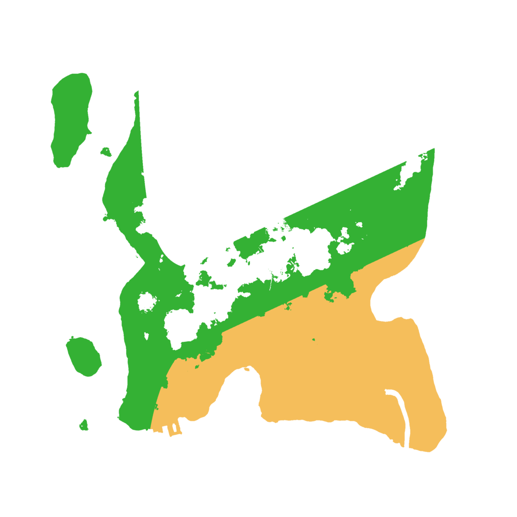 Biome Rust Map: Procedural Map, Size: 2500, Seed: 505000