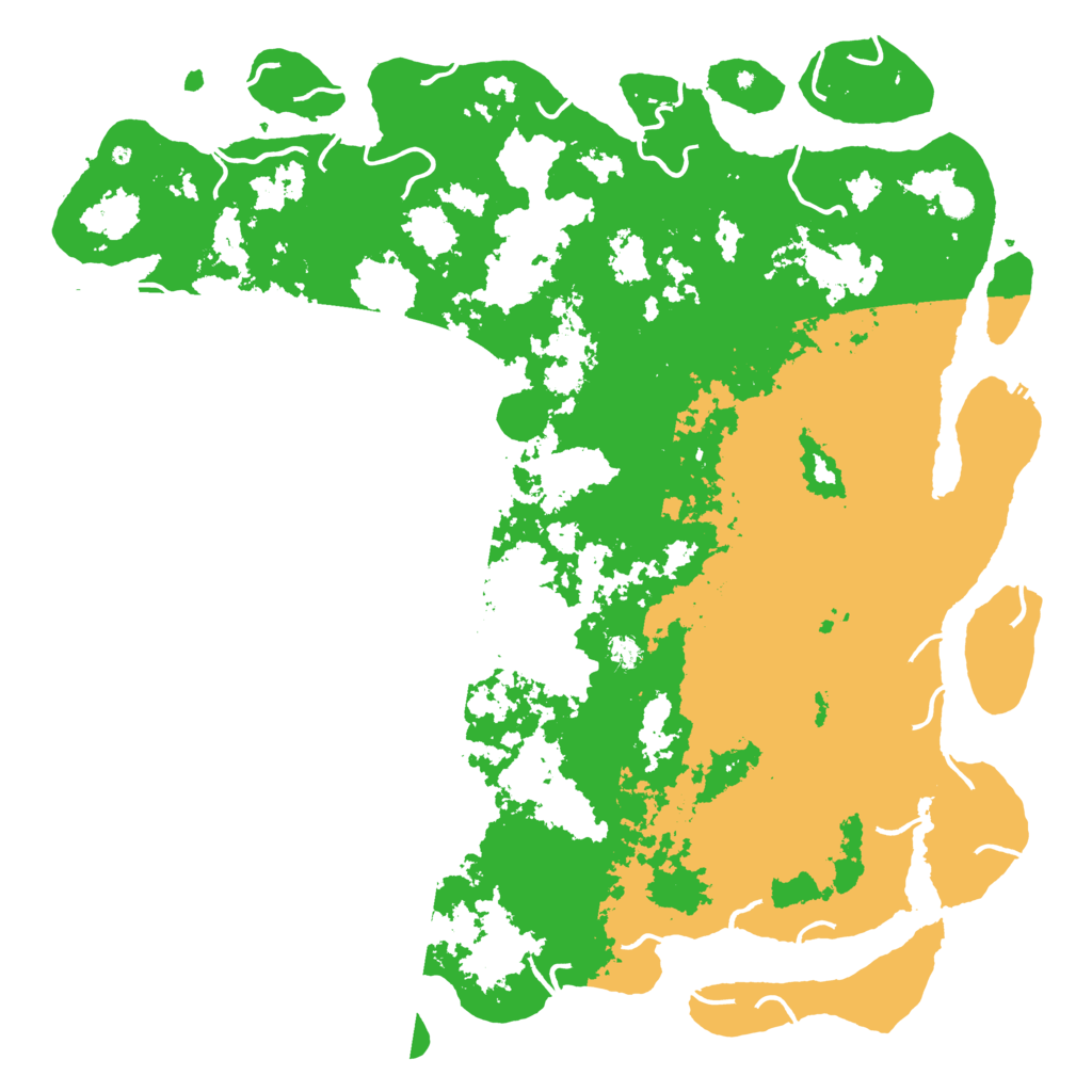 Biome Rust Map: Procedural Map, Size: 6000, Seed: 88812111