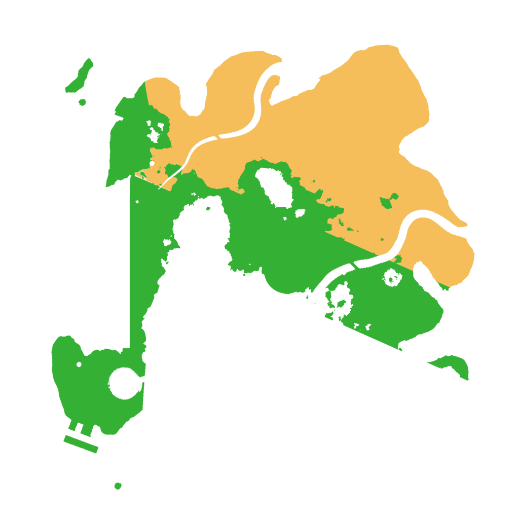 Biome Rust Map: Procedural Map, Size: 3000, Seed: 673362282