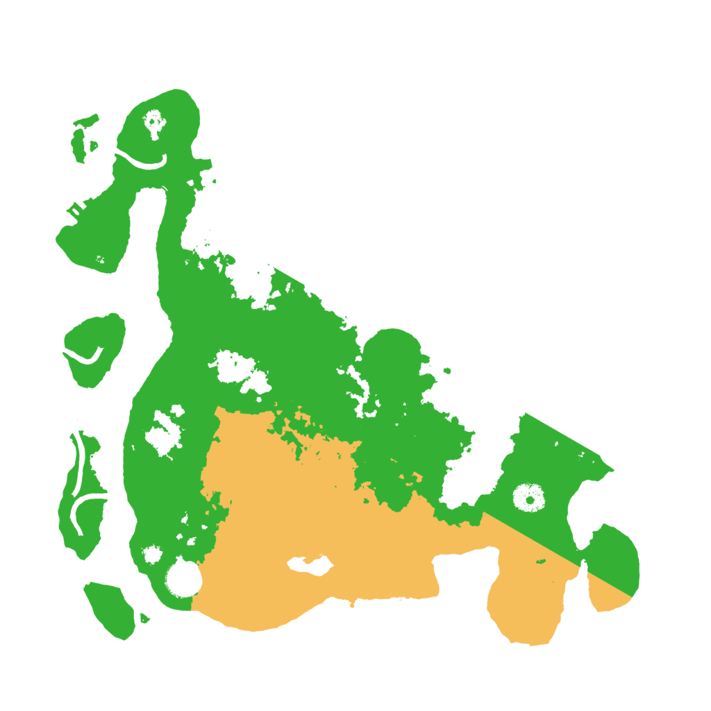 Biome Rust Map: Procedural Map, Size: 3500, Seed: 2009670819