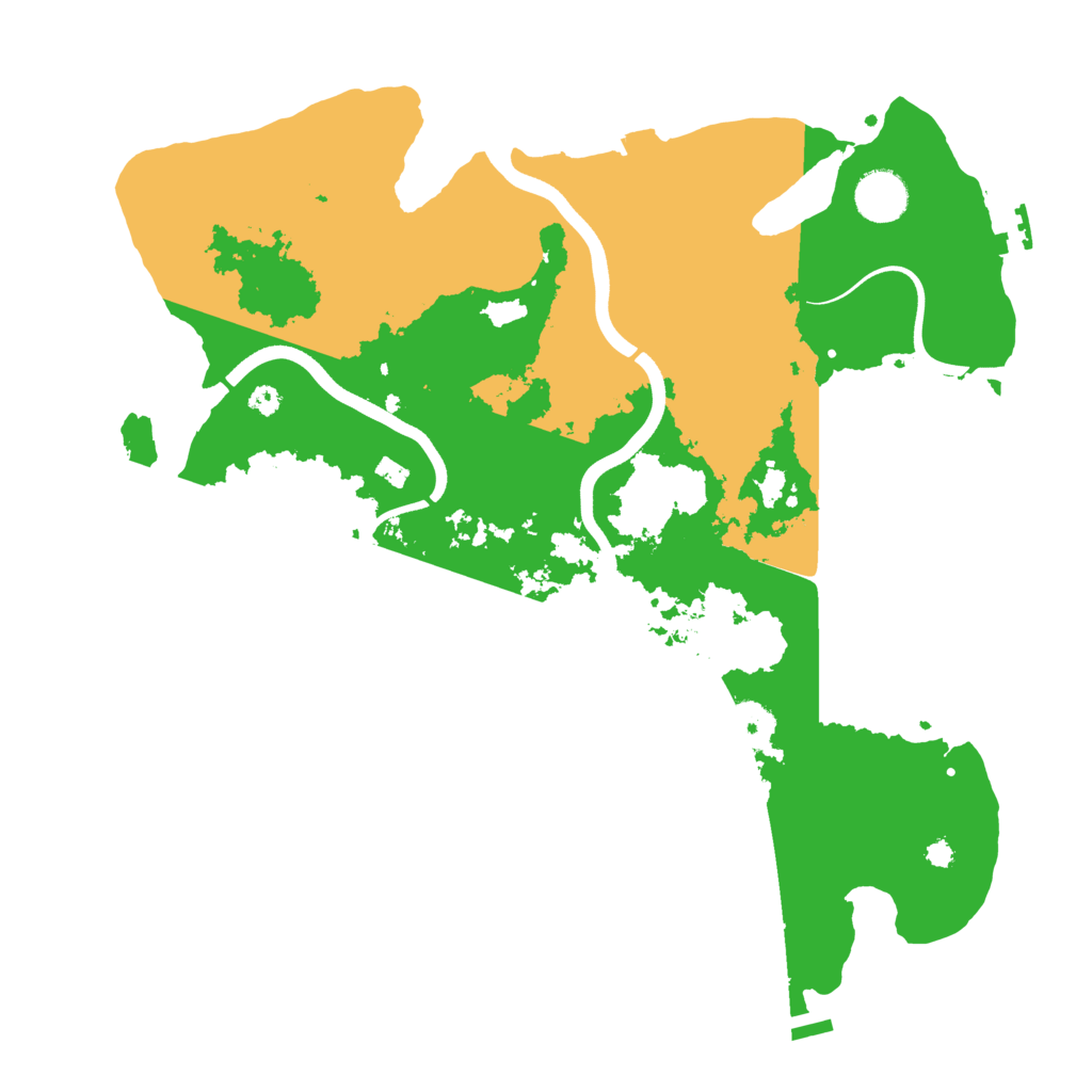 Biome Rust Map: Procedural Map, Size: 3650, Seed: 20898816