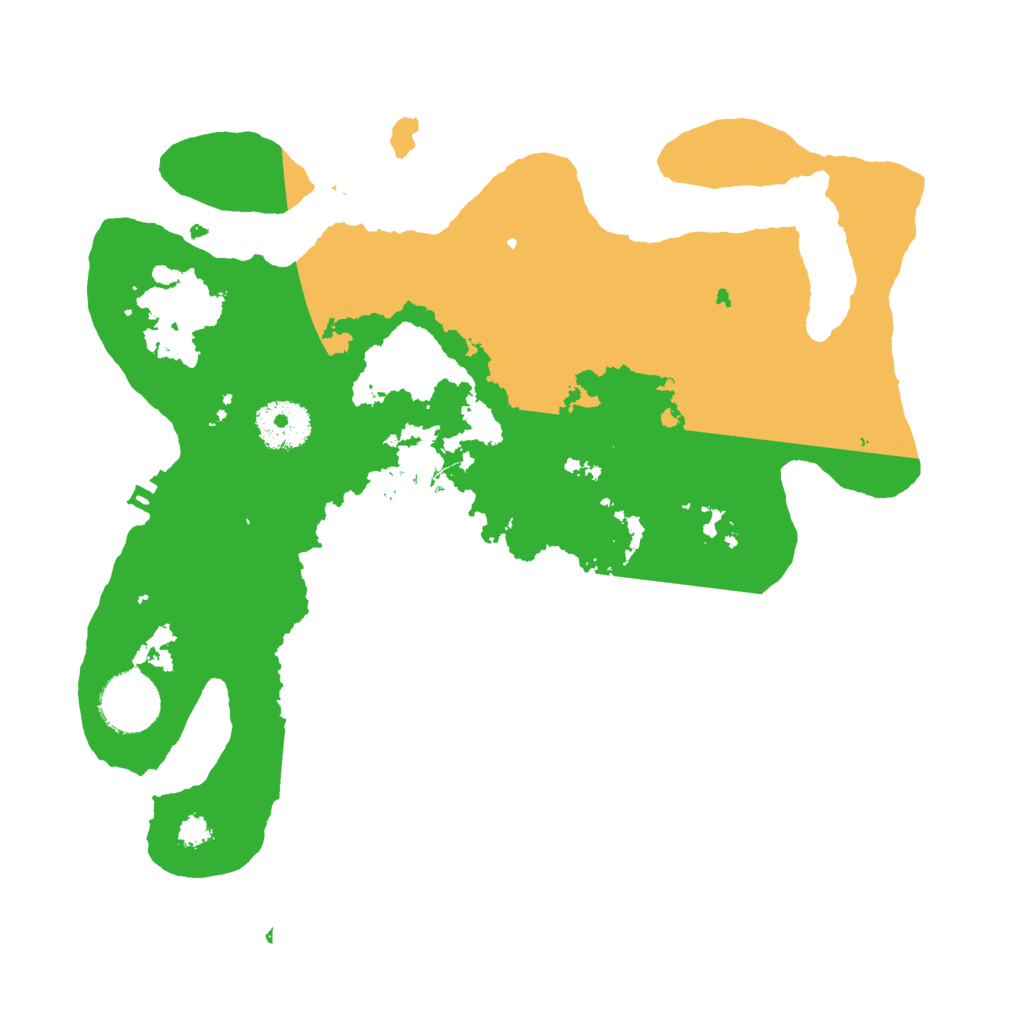 Biome Rust Map: Procedural Map, Size: 3000, Seed: 709079910