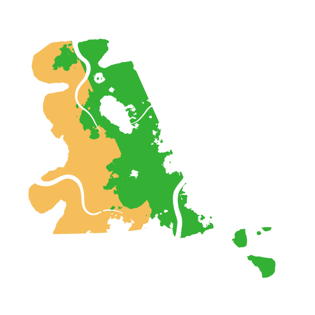 Biome Rust Map: Procedural Map, Size: 3000, Seed: 14549