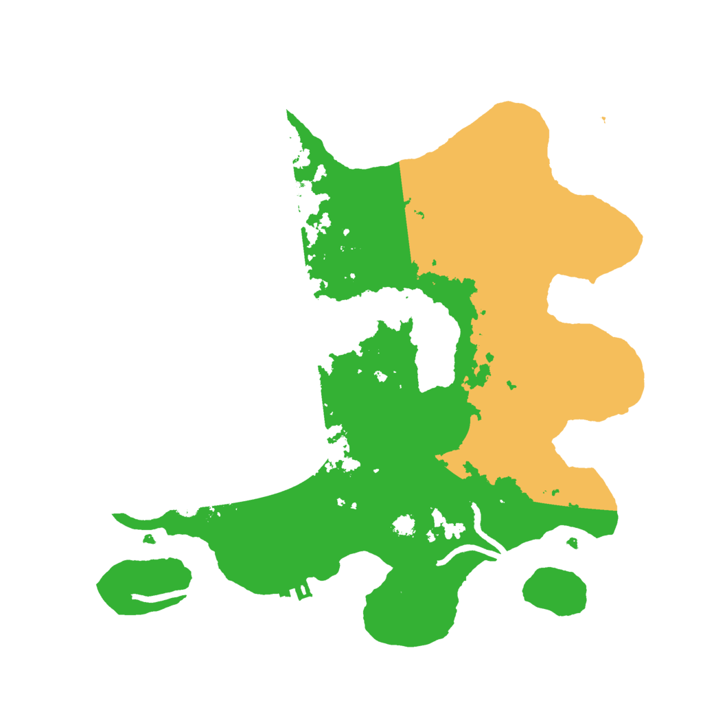 Biome Rust Map: Procedural Map, Size: 3000, Seed: 1724350