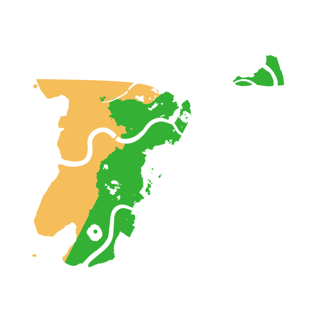 Biome Rust Map: Procedural Map, Size: 3000, Seed: 3940782