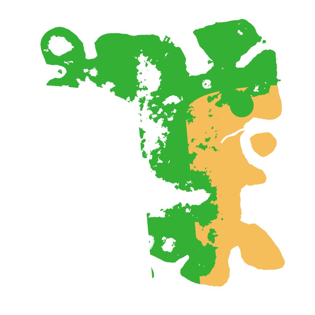 Biome Rust Map: Procedural Map, Size: 3500, Seed: 46261