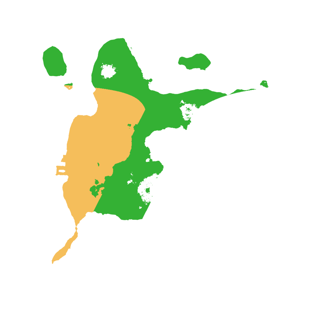 Biome Rust Map: Procedural Map, Size: 2000, Seed: 410008671