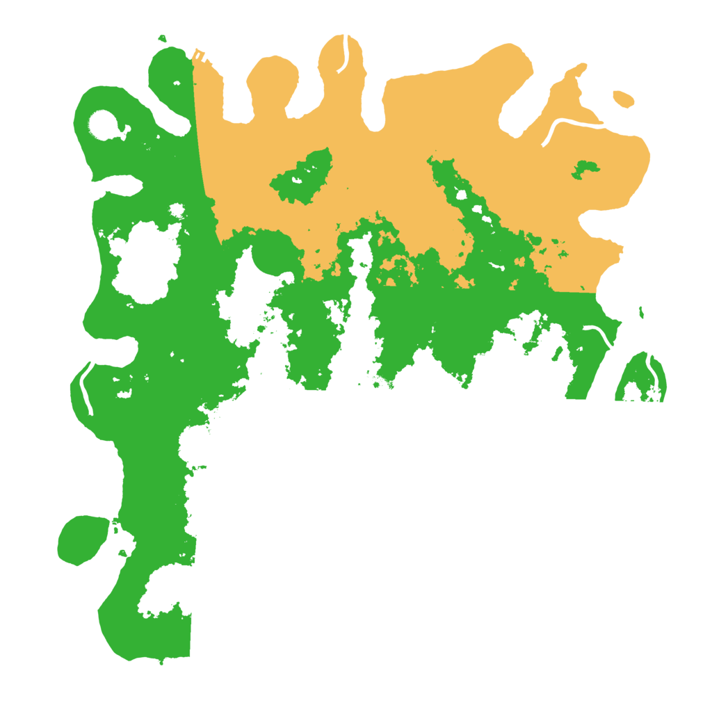 Biome Rust Map: Procedural Map, Size: 4350, Seed: 96147835