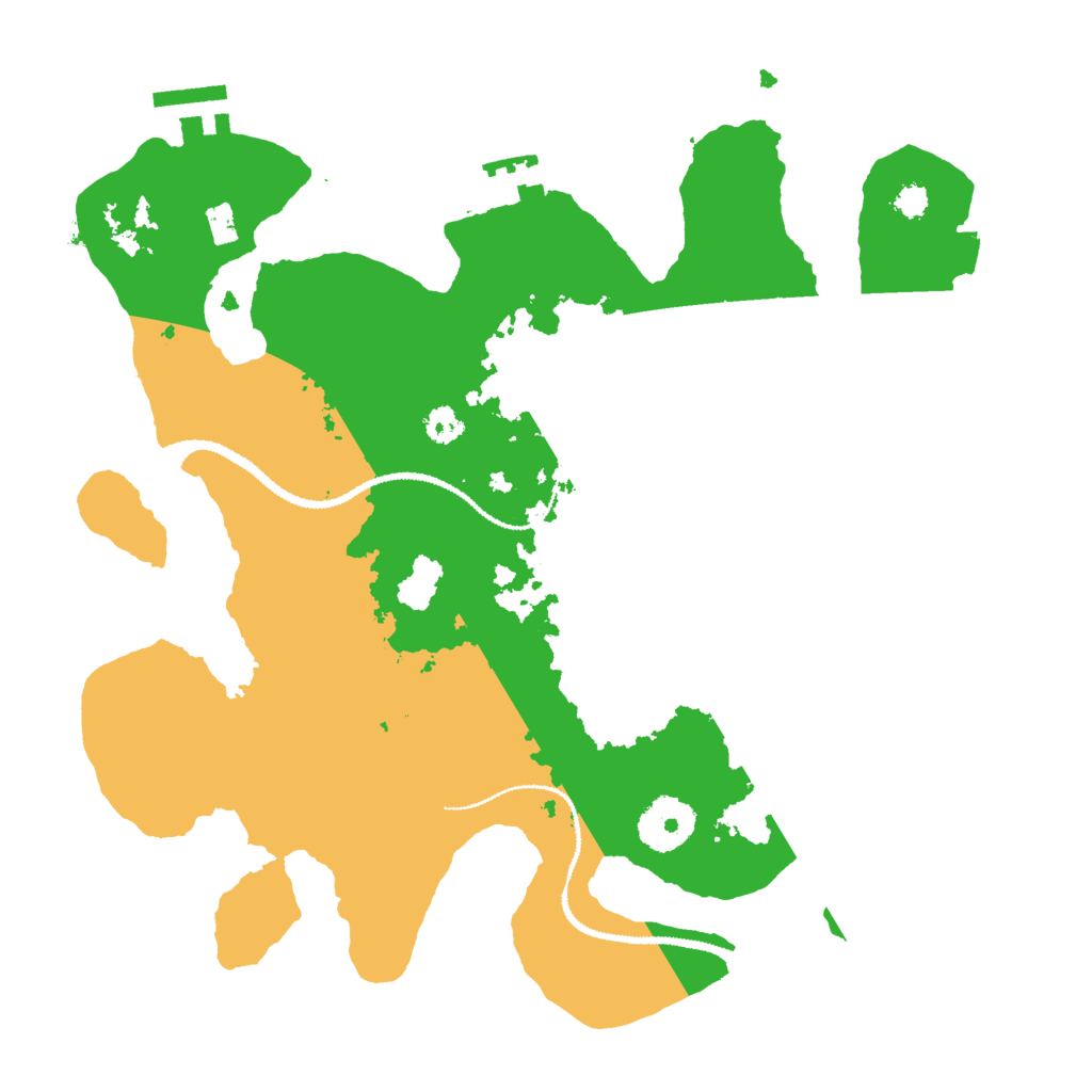 Biome Rust Map: Procedural Map, Size: 3000, Seed: 283918775
