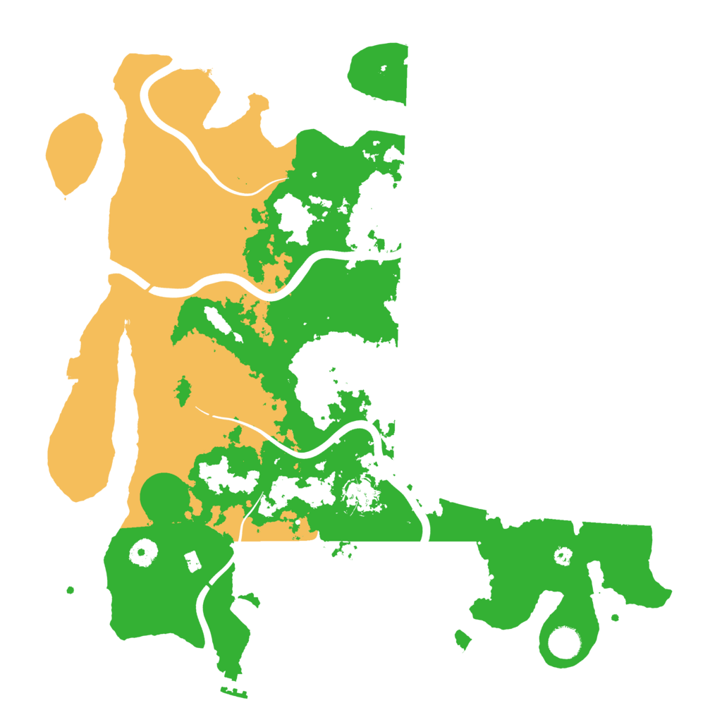 Biome Rust Map: Procedural Map, Size: 3950, Seed: 741348736