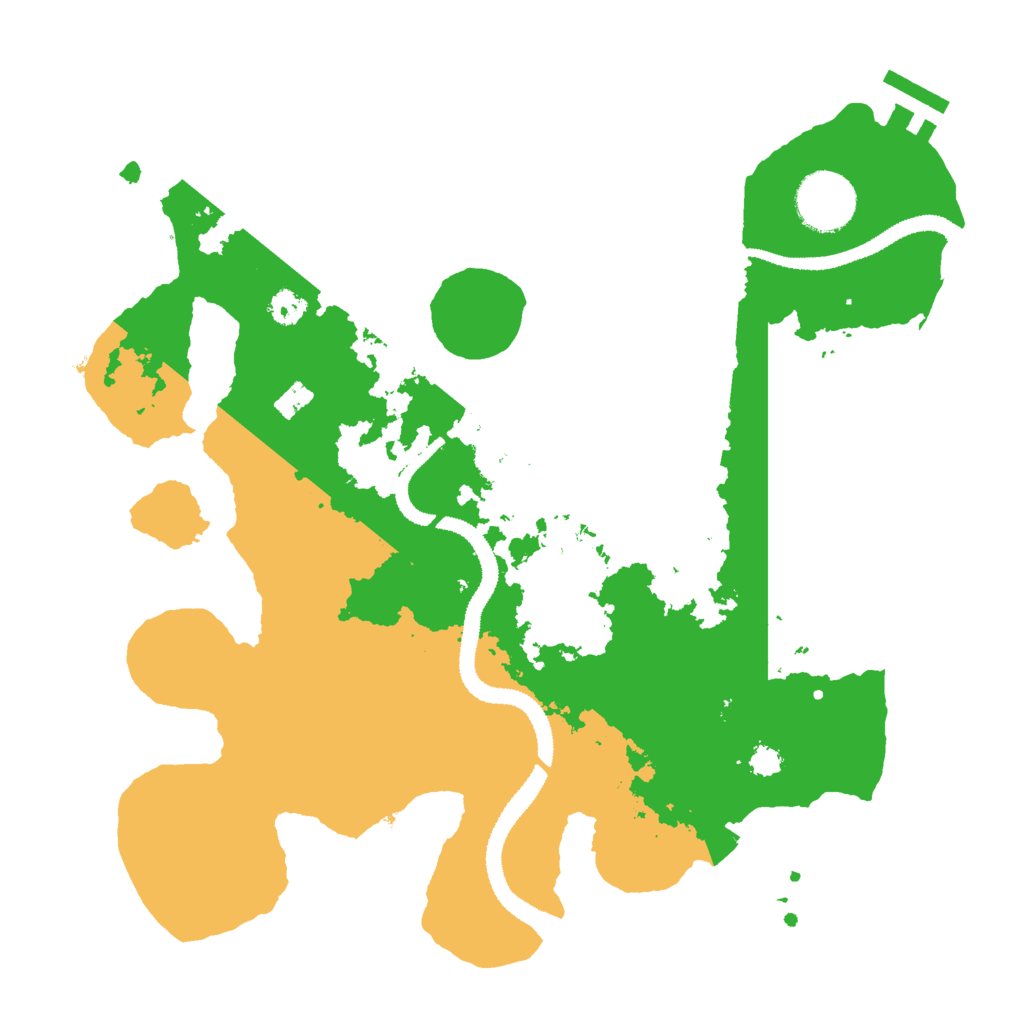 Biome Rust Map: Procedural Map, Size: 3000, Seed: 34645530