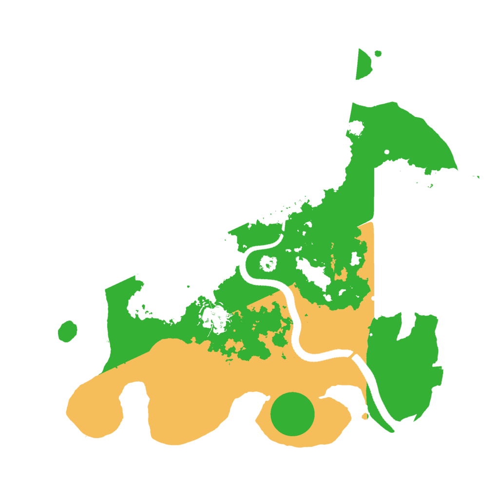 Biome Rust Map: Procedural Map, Size: 3000, Seed: 1505