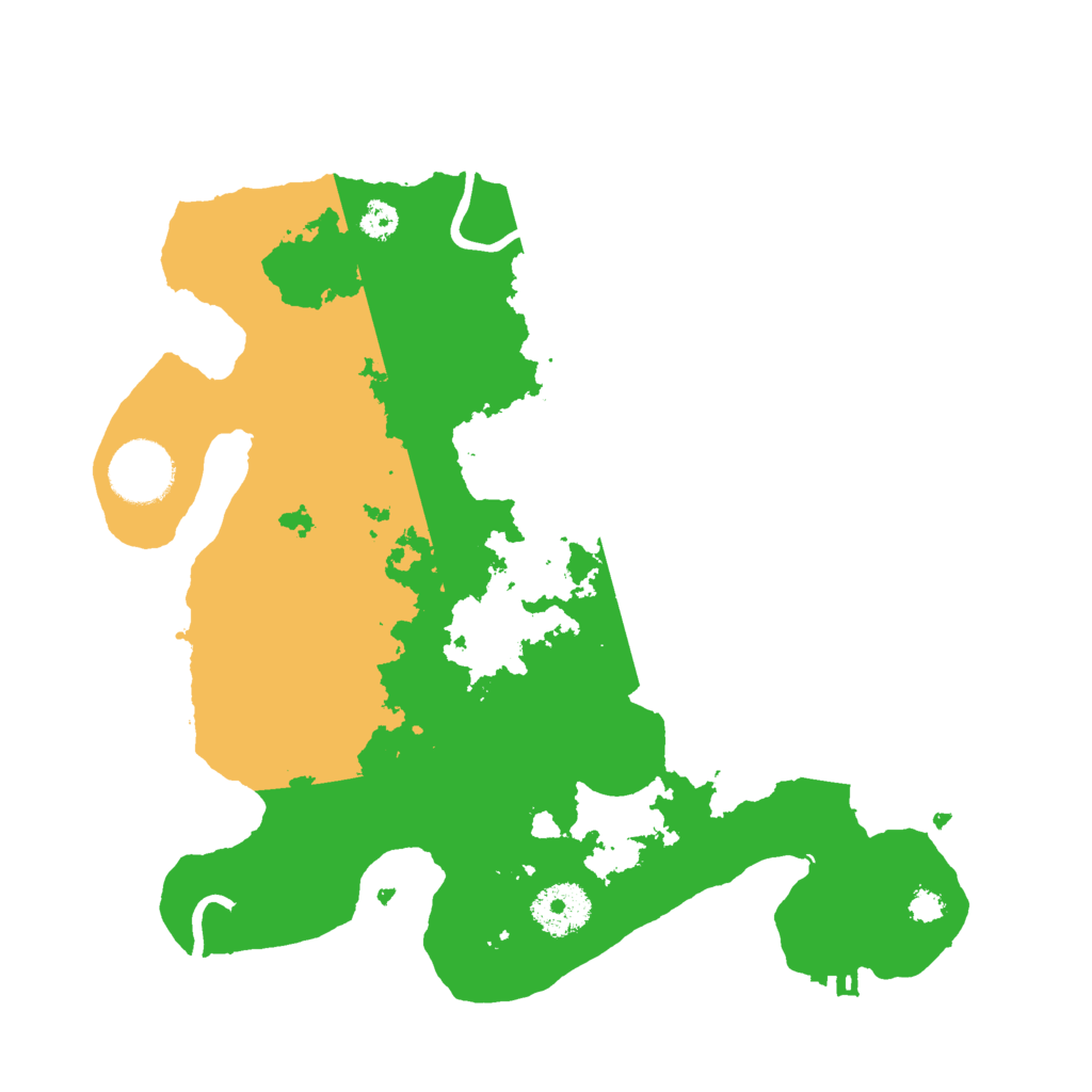 Biome Rust Map: Procedural Map, Size: 3000, Seed: 39595761