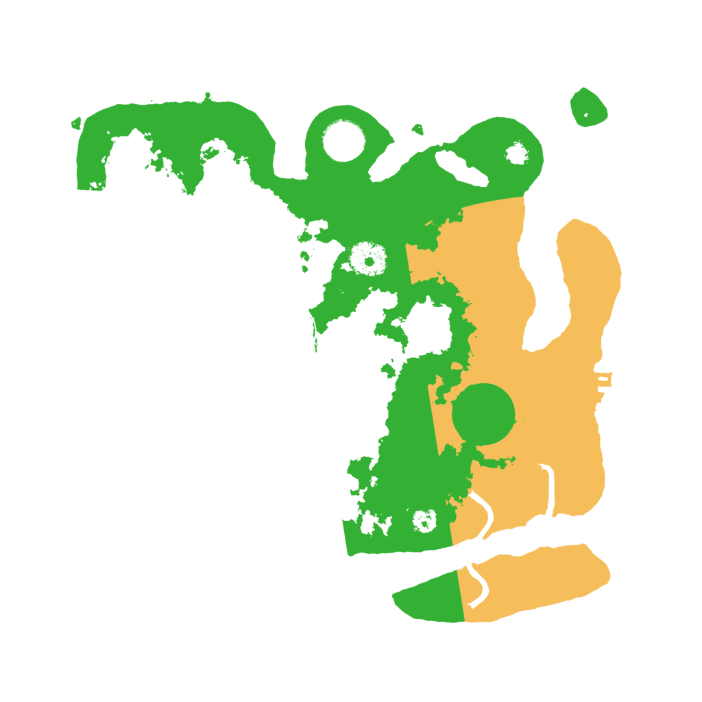 Biome Rust Map: Procedural Map, Size: 3000, Seed: 764235