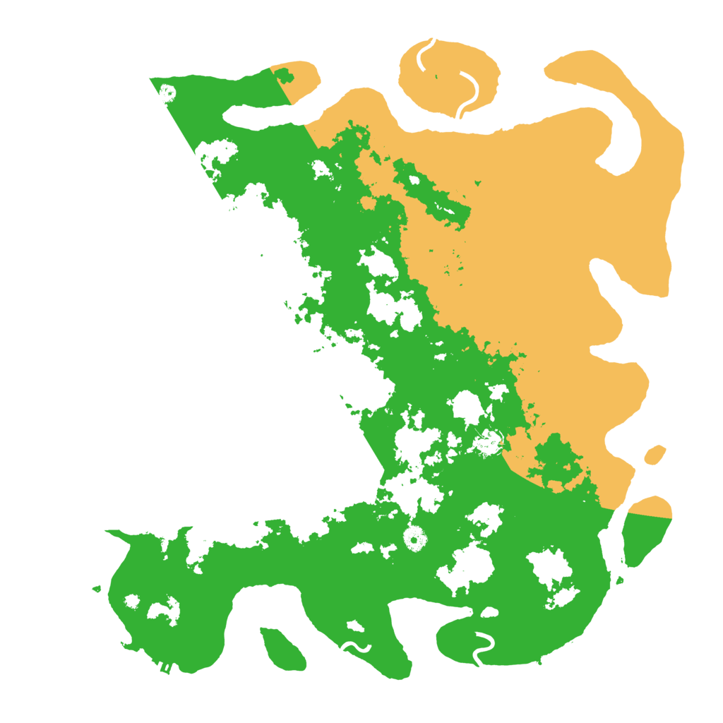 Biome Rust Map: Procedural Map, Size: 4500, Seed: 1584708878