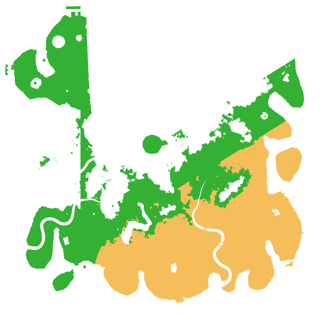 Biome Rust Map: Procedural Map, Size: 4500, Seed: 203517946