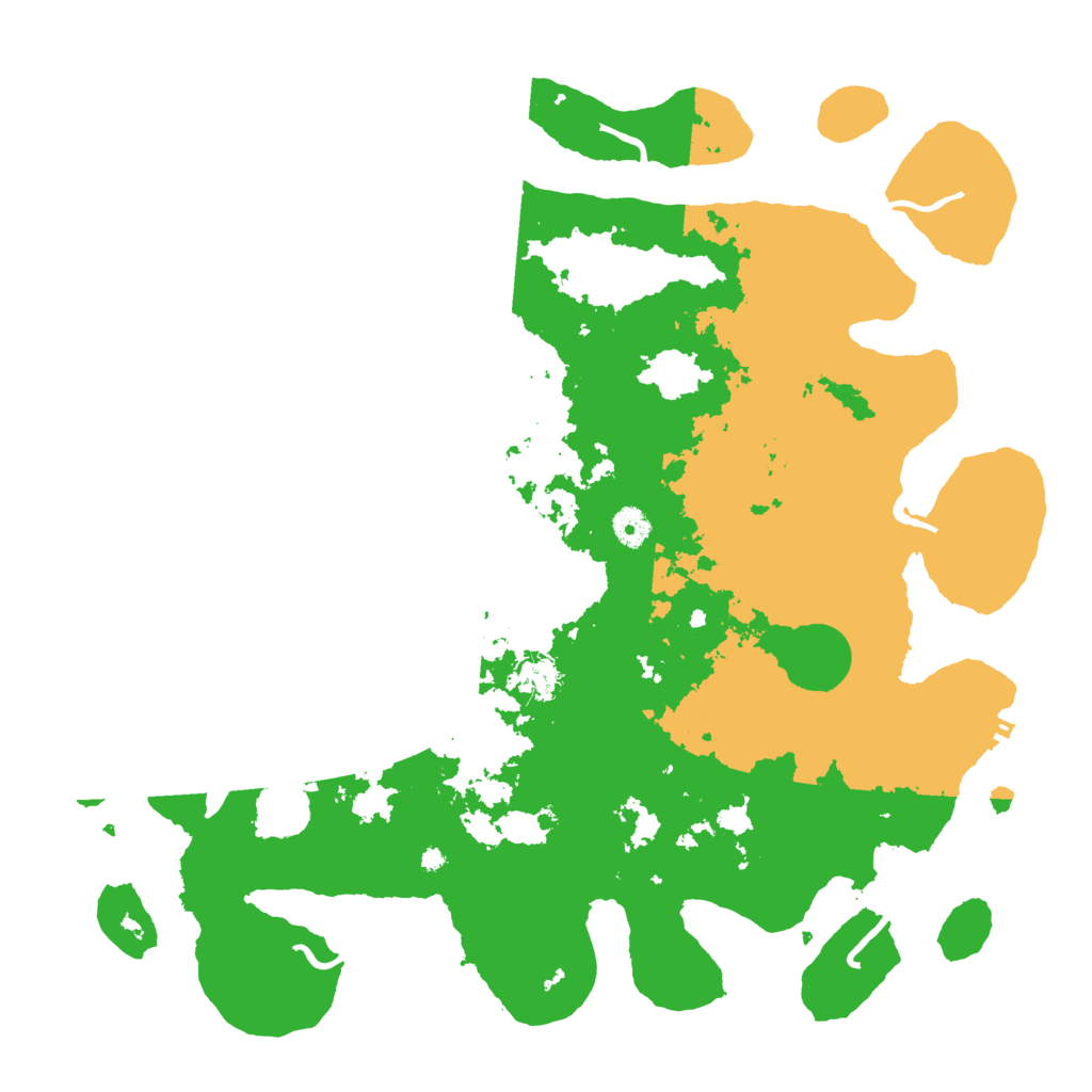 Biome Rust Map: Procedural Map, Size: 4300, Seed: 612817