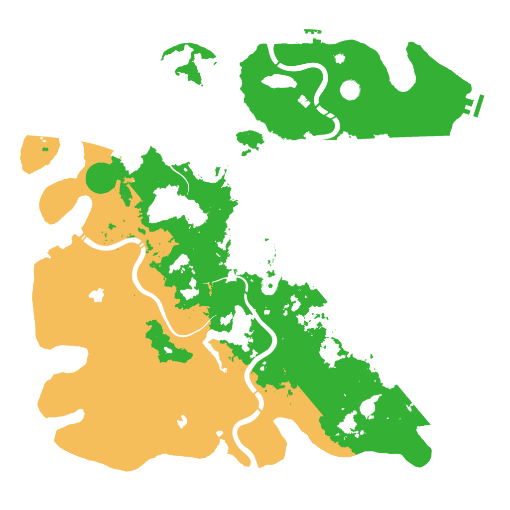 Biome Rust Map: Procedural Map, Size: 4500, Seed: 997646928