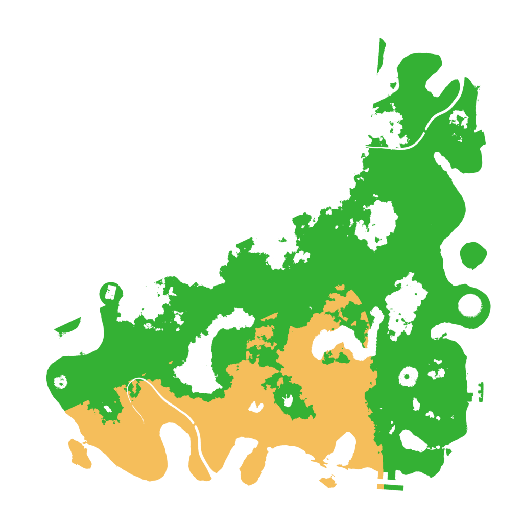 Biome Rust Map: Procedural Map, Size: 4000, Seed: 755189