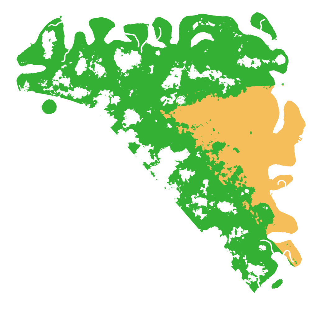 Biome Rust Map: Procedural Map, Size: 6000, Seed: 800008