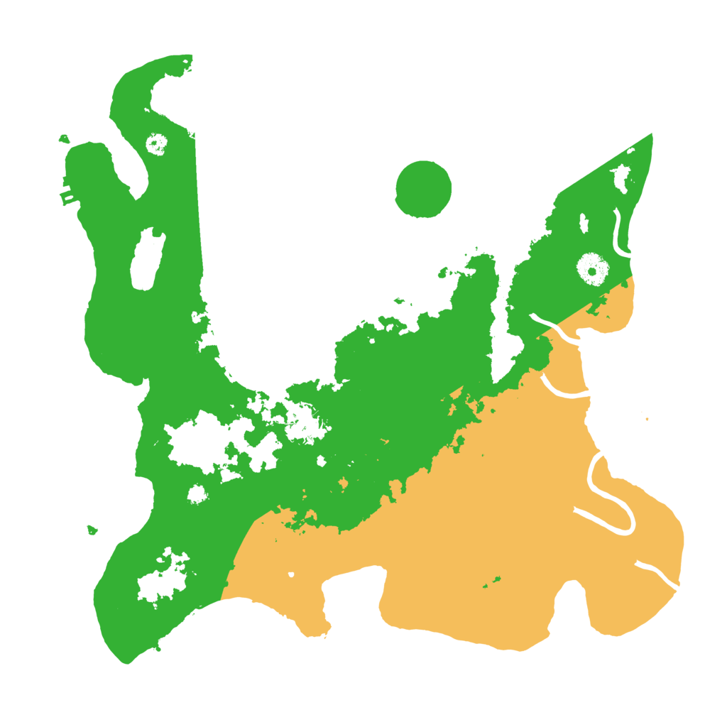 Biome Rust Map: Procedural Map, Size: 3500, Seed: 857360725