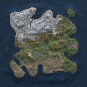 Thumbnail Rust Map: Procedural Map, Size: 3250, Seed: 131313, 15 Monuments