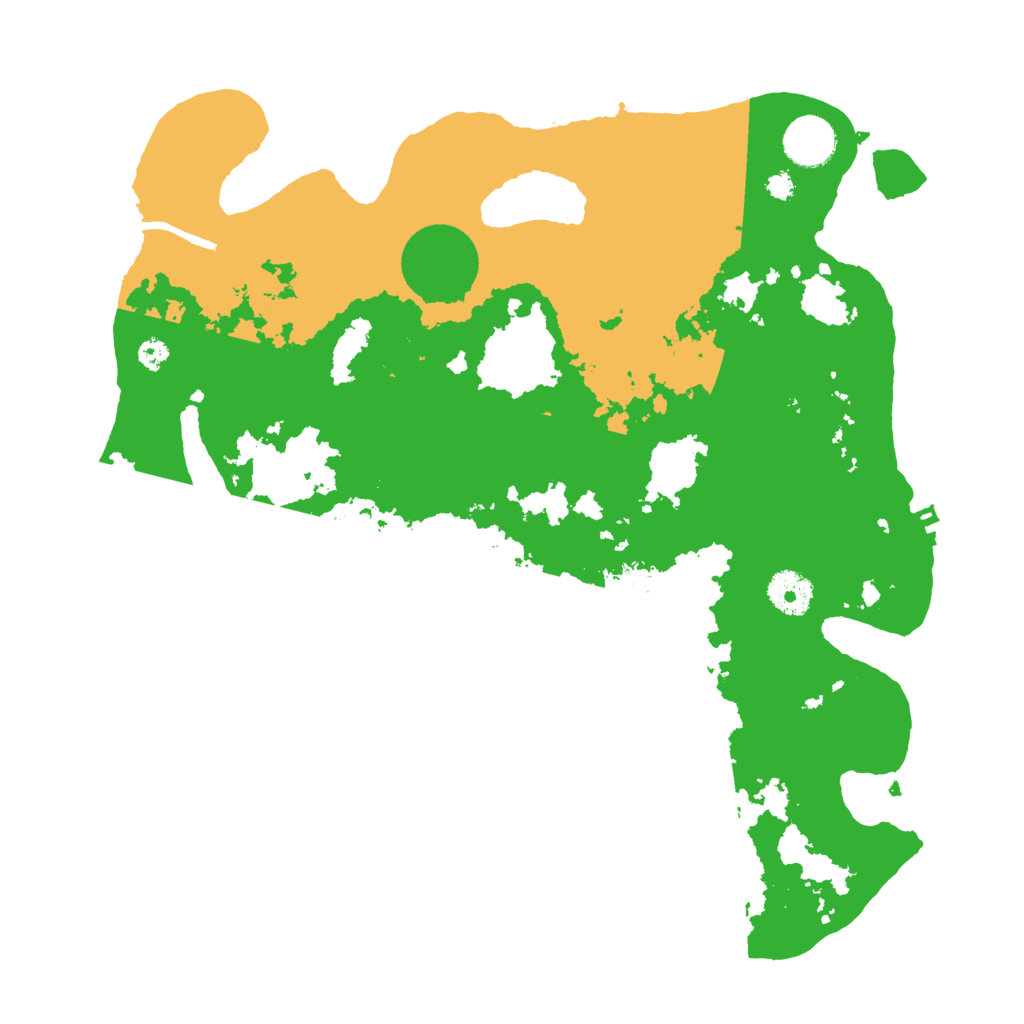Biome Rust Map: Procedural Map, Size: 3500, Seed: 987562