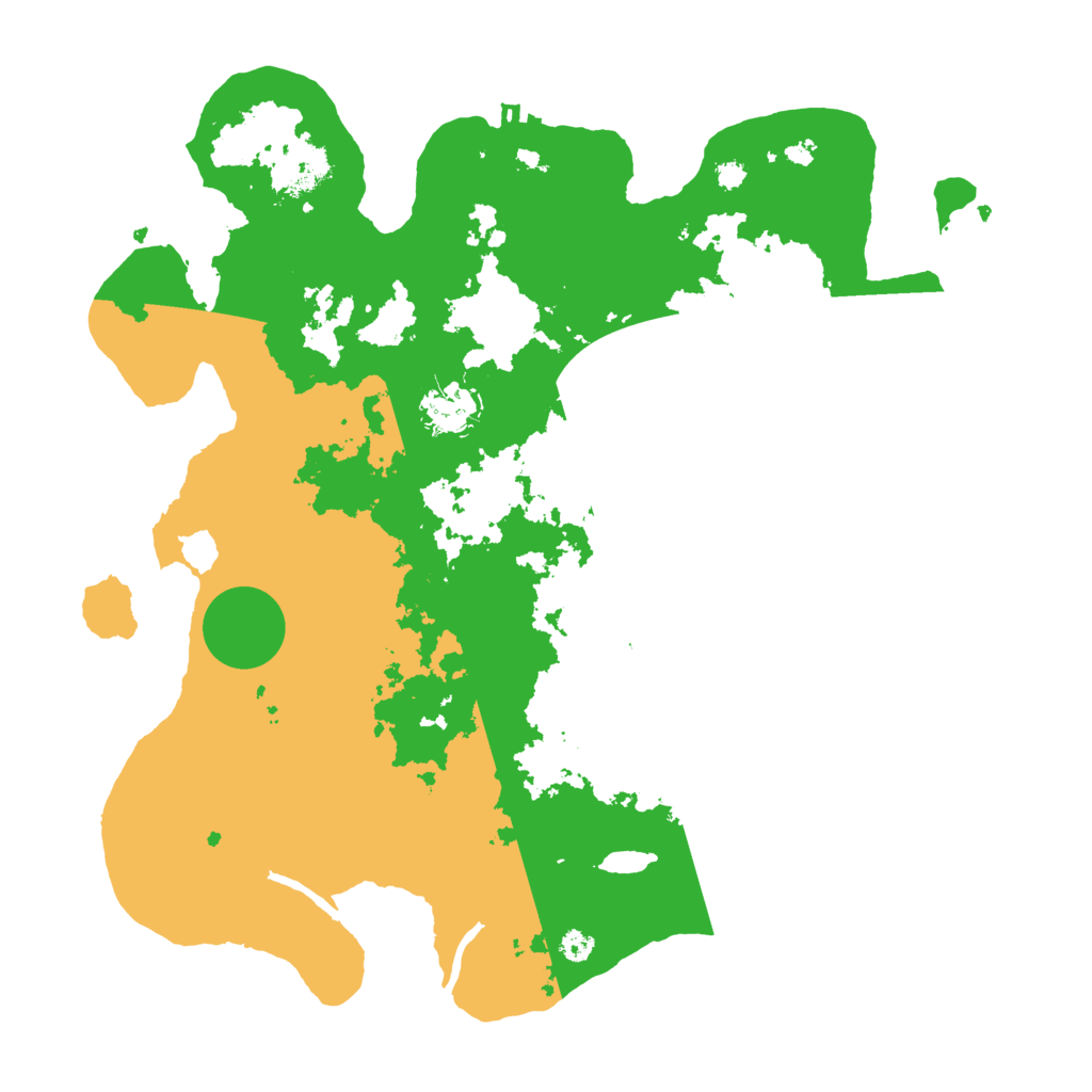Biome Rust Map: Procedural Map, Size: 3500, Seed: 2196994