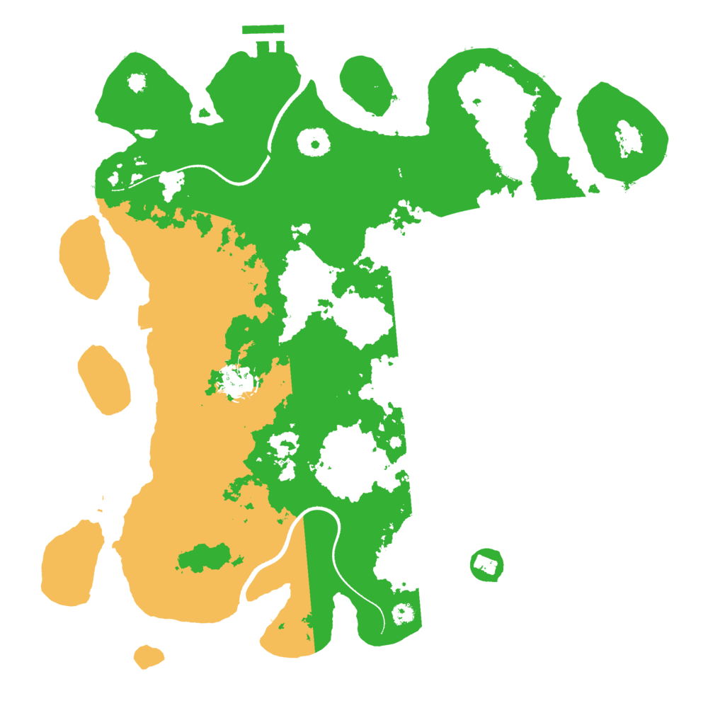 Biome Rust Map: Procedural Map, Size: 3500, Seed: 449512869