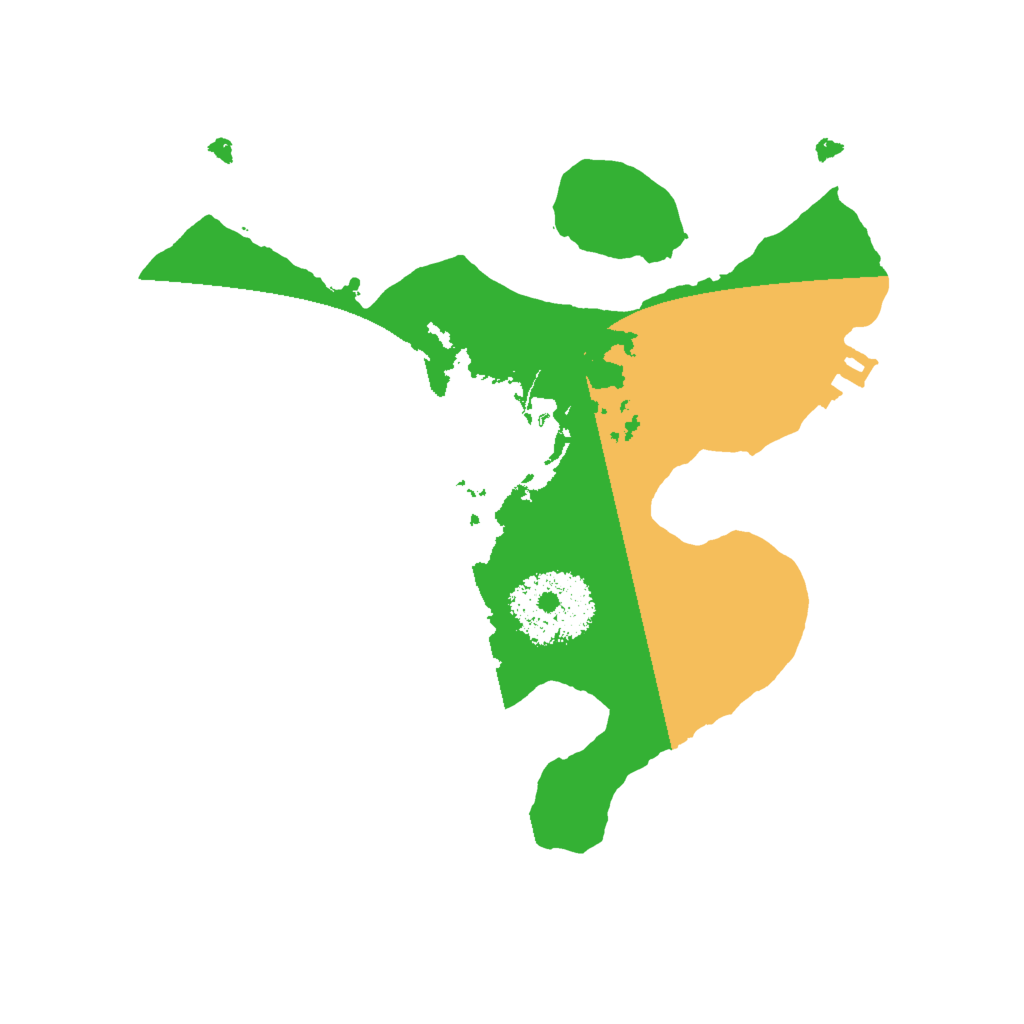 Biome Rust Map: Procedural Map, Size: 2000, Seed: 9840762