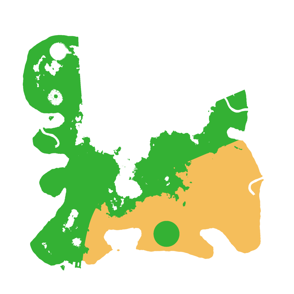Biome Rust Map: Procedural Map, Size: 3000, Seed: 1813985580