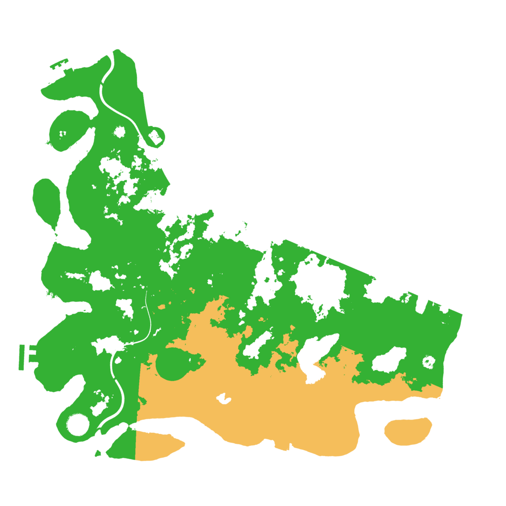 Biome Rust Map: Procedural Map, Size: 4000, Seed: 941207