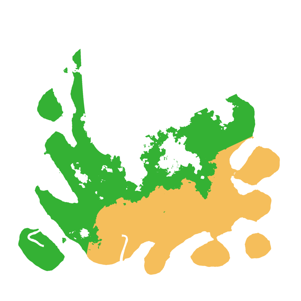 Biome Rust Map: Procedural Map, Size: 3000, Seed: 95663